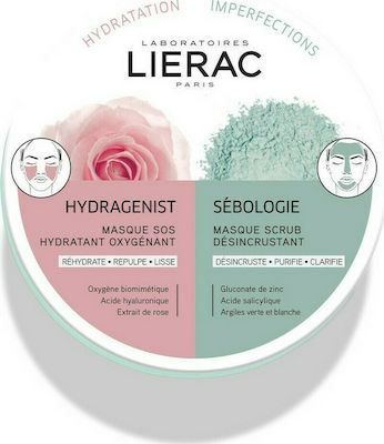 Lierac Hydragenist & Sebologie Маска За Лице за Хидратация / Почистване 12мл