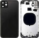 Replacement Back Cover Black for iPhone 11