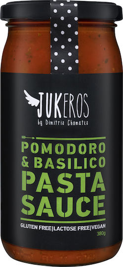 Jukeros Tomato with Basil & Garlic Tomato Sauce with Basil 380gr