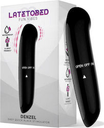 LateToBed Denzel Klitoris Vibrator 12.7cm Black