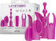 LateToBed 4fun Set mit Aufsätzen für Vibrator Lila