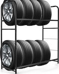 Mar-Pol M90052 Tire Stand with 2 shelves