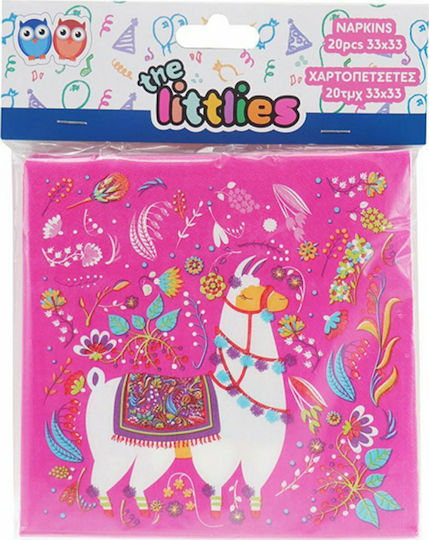 Servietten Rosa 33x33cm 20Stück