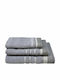 Le Blanc Bath Towel Satin Stripe 70x140cm Levanda Weight 500gr/m²