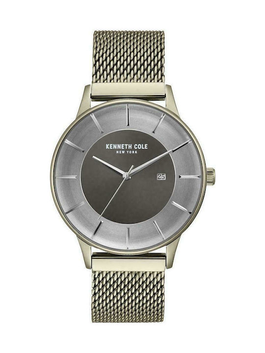Kenneth Cole New York Watch Battery with Gold Metal Bracelet