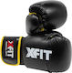 X-FIT 03-079-086 Boxing Gloves made of Synthetic Leather for Match Black