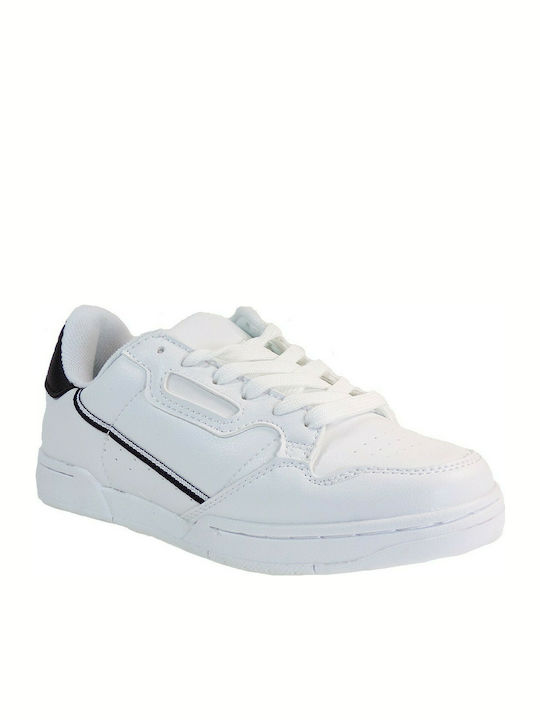 Bagiota Shoes Γυναικεία Παπούτσια Sneakers Αθλητικά L-1674-3 Λευκό-Mαύρο 81522