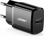 Ugreen Φορτιστής Χωρίς Καλώδιο με Θύρα USB-A 10W Μαύρος (ED011)