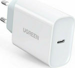 Ugreen Încărcător Fără Cablu cu Port USB-C Livrarea energiei Albς (CD127)