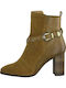 Tamaris Women's Ankle Boots with High Heel Tabac Brown