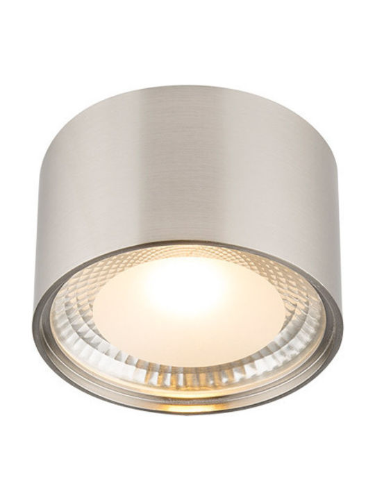 Globo Lighting Serena Modern Metal Ceiling Light with Integrated LED Silver