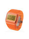 ODM Watch Battery with Orange Rubber Strap SDD99B-6