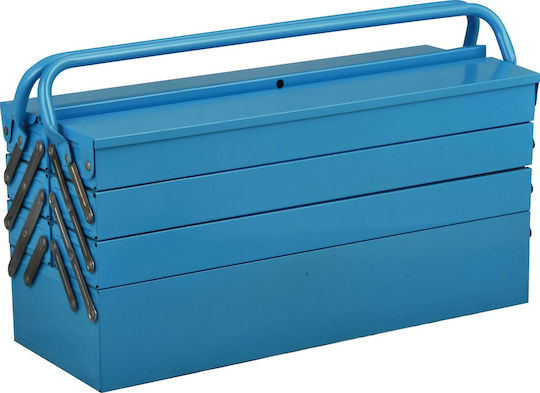 Bormann Pro BTB1070 Hand Tool Case Metallic 7 Slots Dimensions: W53xD20xH25cm