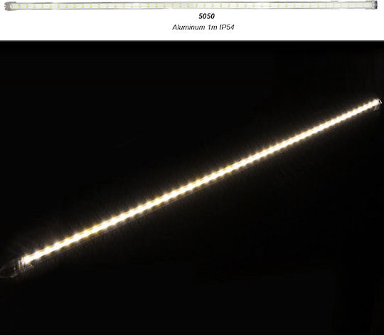 Adeleq LED Lumina liniară Lumină Plafon 11W Alb cald IP54 L100xÎ1.1cm