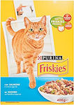 Purina Friskies Суха храна за котки с Сьомга 0.4кг