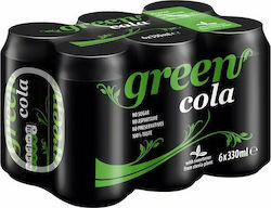 Green Cola Cola mit Kohlensäure, Zuckerfrei 6x330ml
