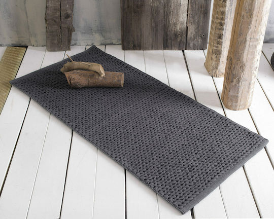 Rythmos Bath Mat Cotton Dionysos 120-108-1705 Grey 60x120cm