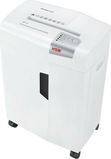 HSM Aktevernichter Shredstar X13 4 x 37mm Aktenvernichter Querschnitt 13 Blätter mit Behälter 23Es
