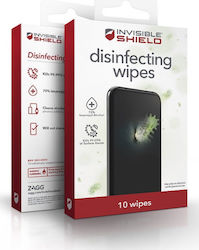 Zagg InvisibleShield Аксесоари за Канцеларски Почистващи Материали Антибактериални Кърпички 10 Бройки Zagg InvisibleShield Аксесоари за Канцеларски Почистващи Материали Антибактериални Кърпички 10 Бройки