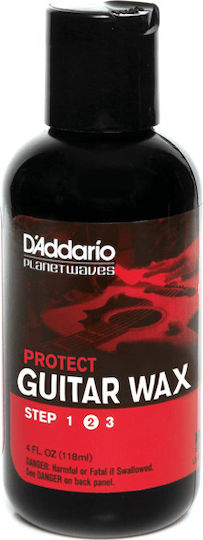 Daddario Protect - Liquid Carnauba Wax Cleaning Accessory in Yellow Color Step 2 of 3, 4oz