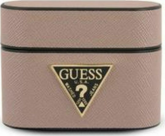 Guess Saffiano Case Калъф в Розов цвят за Apple AirPods Pro