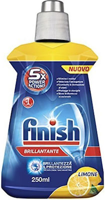 Finish Rinse Aid Υγρό Λαμπρυντικό Πλυντηρίου Πιάτων με Άρωμα Λεμόνι 250ml