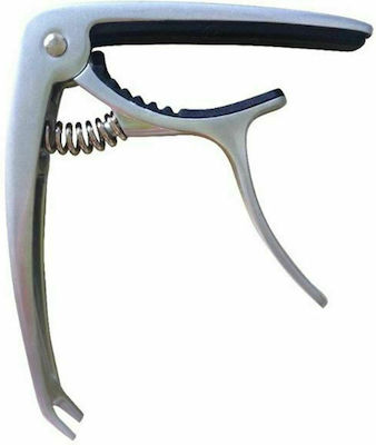 FZone Metallic Trigger Capo for Electric Guitar FC-76 Capo Silver