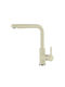 Elleci Pro Dus Kitchen Faucet Counter with Pull-Out Spray Granitek Bianco Antico