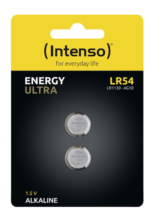 Intenso Energy Ultra Αλκαλικές Μπαταρίες Ρολογιών LR54 1.5V 2τμχ