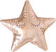 Bizzi Growin Διακοσμητικό Μαξιλάρι Κούνιας Star Καφέ 40x30cm