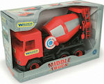 Wader Middle Truck Concrete Mixer Red