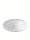 Alessi Dressed Edelstahl Rund Serviertablett in Silber Farbe 26x26cm MW07/26 1Stück