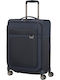 Samsonite Airea Cabin Fabric Black Suitcase With 4 Wheels Height 55cm