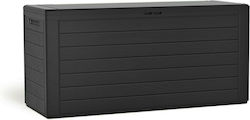 Prosperplast Outdoor Storage Box 280lt Gray L116xW44xH55cm Prosperplast Outdoor Storage Box 280lt Gray L116xW44xH55cm