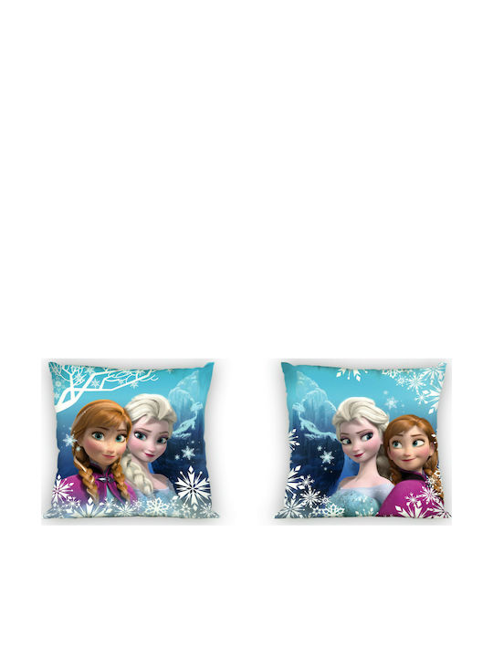 Dimcol Kids Square Throw Pillow Frozen Double Sided 40x40cm 93