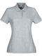 Fruit of the Loom 65/35 Γυναικείο Διαφημιστικό T-shirt Κοντομάνικο σε Γκρι Χρώμα