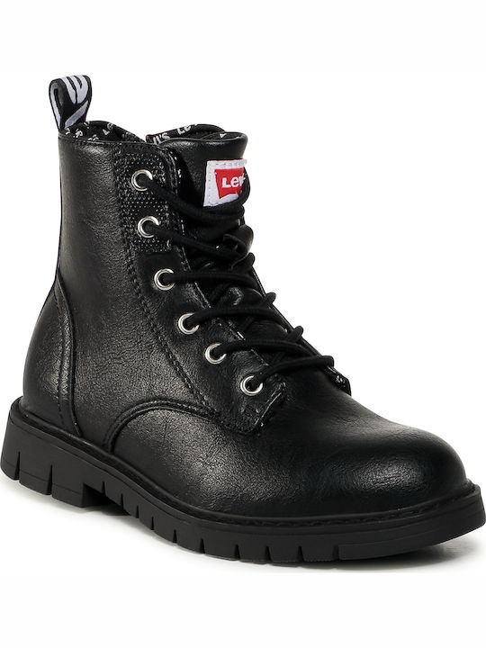 Levi's Passadena Leather Kids Boots with Zipper...