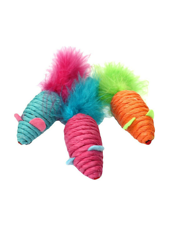 Happypet Carnival Παιχνίδι Γάτας Ποντίκι Mice 7x3.5cm (Διάφορα Χρώματα) (Διάφορα Χρώματα)