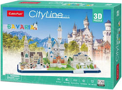 Puzzle 3D City Line Bavaria 3D 178 Pieces