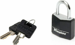 Master Lock 9130EURDBLK Aluminum Padlock Brass with Key 30mm 1pcs