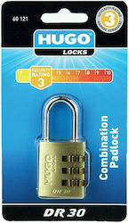 Hugo Locks Λουκέτο Συνδυασμού 30mm Hugo Locks Λουκέτο Συνδυασμού 30mm