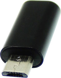 micro USB male σε USB-C female micro USB male σε USB-C female