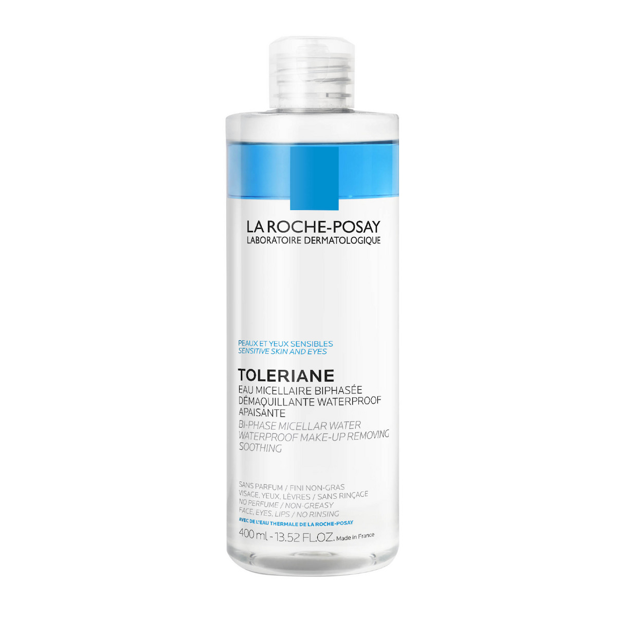 La Roche Posay Oil Infused Ultra Micellar Water Αφαίρεσης Αδιάβροχου Μακιγιάζ Προσώπου 400ml