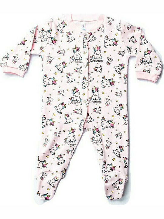 Dreams by Joyce Einhorn Baby-Strampler Rosa