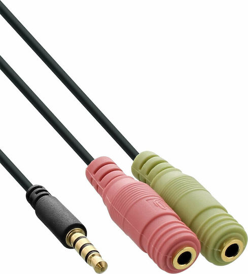 InLine InLine 3.5mm Männlich auf 3.5mm 2x Weiblich Konverter 1Stück 99302J