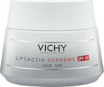 Vichy Liftactiv Supreme Ενυδατική & Αντιγηραντική Κρέμα Προσώπου Ημέρας με SPF30 με Υαλουρονικό Οξύ 50ml