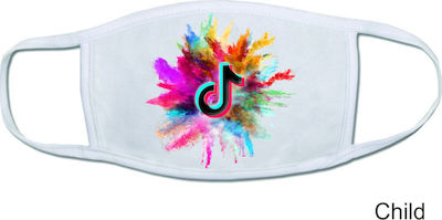 TIK TOK splash mask - WHITE