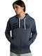 Superdry Embroidery Men's Sweatshirt Jacket with Hood and Pockets Navy