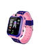 Kinder Smartwatch mit GPS und Kautschuk/Plastik Armband Purple
