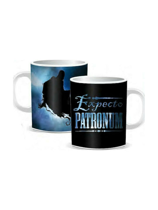 Half Moon Bay Harry Potter - Patronus Heat Change Mug Black 400ml